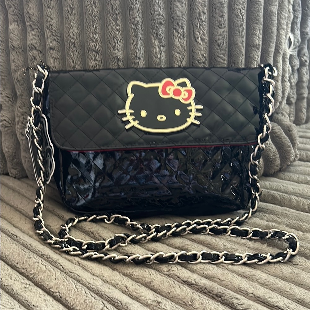 Loungefly Loves HELLO KITTY by Sanrio Crossbody Bag Handbag Quilted Purse
